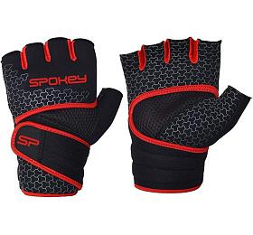 Spokey LAVA Neoprenov fitness rukavice, erno-erven, vel. XS/S