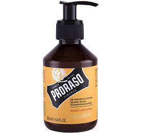 ampon na vousy PRORASO Wood &amp; Spice Beard Wash, 200 ml