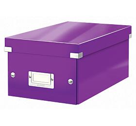 LEITZ Krabice na DVD Click&Store, purpurov (60420062)