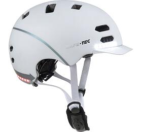 Chytr helma Safe-Tec SK8 White L (58cm - 61cm)