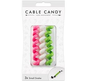 MLINE Kabelov organizr Cable Candy Small Snake, 3 ks, rzn barvy