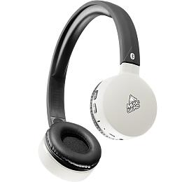MUSICSOUND Bluetooth sluchátka MUSIC SOUND s hlavovým mostem a mikrofonem, černo-bílá