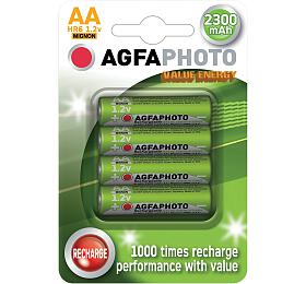 AgfaPhoto nabjec NiMH baterie AA, 2300mAh, blistr 4ks