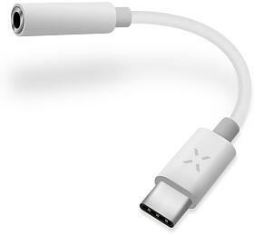 Redukce FIXED LINK pro pipojen sluchtek z USB-C na 3,5mm jack s DAC chipem, bl