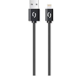 Datový kabel ALIGATOR 2A iPhone lightning 1m, černý