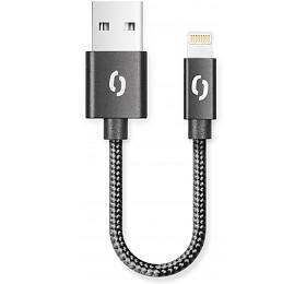 Datový kabel ALIGATOR PREMIUM 2A, Lightning 50cm černý