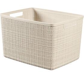 Box Curver Jute L 20L béžový