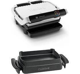 SET Gril Tefal GC750D30 Optigrill Elite + Psluenstv pro zapkn Tefal XA725870 (Optigril+/Elite)