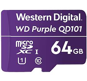 Pamov karta Western Digital PURPLE QD101 MicroSDXC 64GB