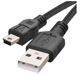 USB kabel EMOS USB 2.0 A/M - mini B/M 2m, ern