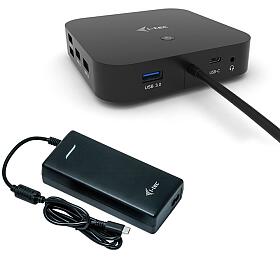 I-TEC i-tec USB-C Dual Display Docking Station s Power Delivery 100W + i-tec Universal Charger 112W (C31DUALDPDOCKPD100W)