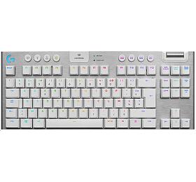 Logitech G915 TKL Tenkeyless LIGHTSPEED Wireless RGB Mechanical Gaming Keyboard - GL Tactile - WHITE - US INT'L (920-009664)