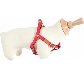 Postroj pes MAYFAIR nastaviteln erven 25mm Zolux