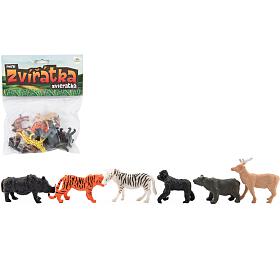 Teddies Zvtka mini safari ZOO plast 5-6cm 12ks v sku