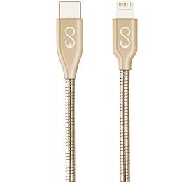 Epico METAL USB-C to&amp;nbsp;LIGHTNING CABLE 1.2m -&amp;nbsp;gold