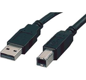 Kabel Roline USB 2.0 A-B 3m, černý