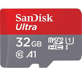 Pamov karta SanDisk Ultra microSDHC 32GB + adaptr (SDSQUA4-032G-GN6MA)