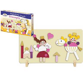 Magnetick puzzle Detoa Princezny v krabici 33x23x3,5cm