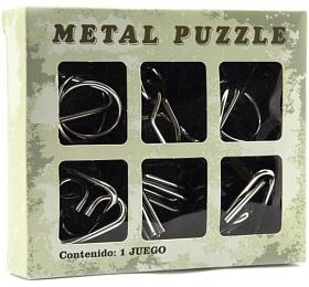 Teddies Hlavolam kov 6ks v krabice 14x12cm