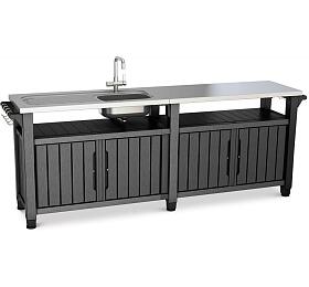 Grilovací stolek Keter UNITY Chef 415 L grafitový