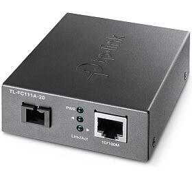 TP-Link TL-FC111A-20 WDM Media Konvertor 1x 10/100 Mbps RJ45/ 1x 100Mbps SC/ Eth/Optika (single-mode)
