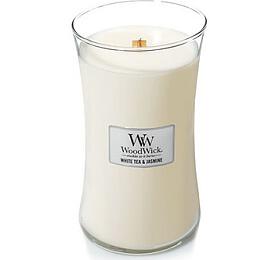 WoodWick White Tea & Jasmine vonn svka s devnm knotem 609,5 g