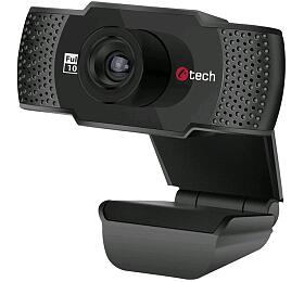 Webkamera C-TECH CAM-11FHD, 1080P, mikrofon, ern