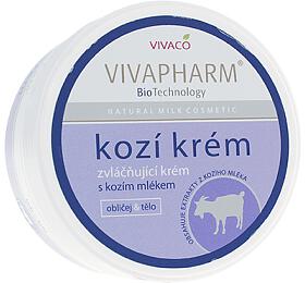 VivaPharm Goats Milk zvlujc krm s kozm mlkem na obliej a tlo pro eny 250 ml