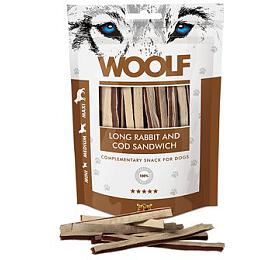 WOOLF Classic poch. Long Rabbit and Cod Sandwich 100g