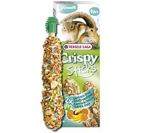 Versele-Laga Crispy Sticks Hamsters-Squirrels Exotic Fruit 2x55g