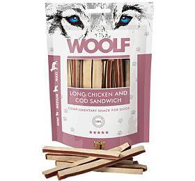 WOOLF Classic poch. Long Chicken and Cod Sandwich 100g
