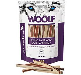 WOOLF Classic poch. Long Lamb and Cod Sandwich 100g
