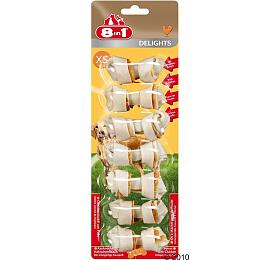 Pochoutka 8in1 Delights Chicken Bones XS 7ks