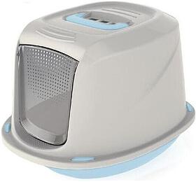 Kryt toaleta pro koky Tommi Galaxy edo modr s filtem, 45x36x32cm