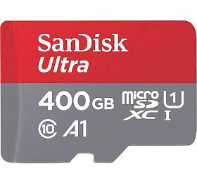 SanDisk MicroSDXC karta 400GB Ultra (120 MB/s, A1 Class 10 UHS-I, Android) + adaptr (SDSQUA4-400G-GN6MA)