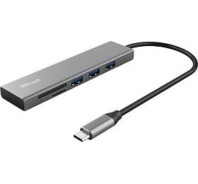 Trust TRUST HALYX FAST USB-C HUB & CARD READER (24191)