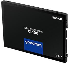 GOODRAM SSD 960GB CL100 gen.3 SATA III intern disk 2.5&amp;quot;, Solid State Drive (SSDPR-CL100-960-G3)