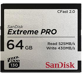 SanDisk Extreme Pro CFAST 2.0 64 GB 525 MB/s VPG130 NHRADA ZA 139715