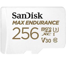 SanDisk MAX ENDURANCE microSDXCCard s adaptérem 256GB