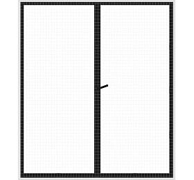 S proti hmyzu okno 2x 130x150 cm bl Orion