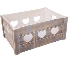 Dekorativn bednka SRDCE 31x21x14 cm Orion