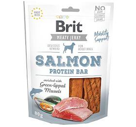 Brit Jerky Salmon Protein Bar 80g