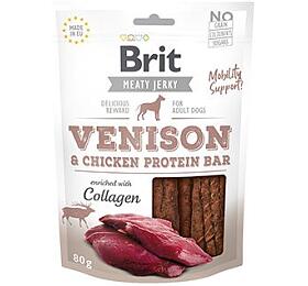 Brit Jerky Venison Protein Bar 80g