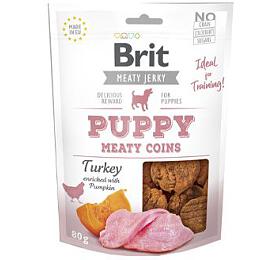 Brit Jerky Puppy Turkey Meaty Coins 80g