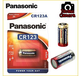 Baterie Panasonic CR123A, lithiová
