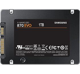 Samsung SSD 1TB 870 EVO SATA III 2.5&quot; V-NAND MLC 6.8mm (cten/zpis: 560/530MB/s; 98/88K IOPS) (MZ-77E1T0B/EU)