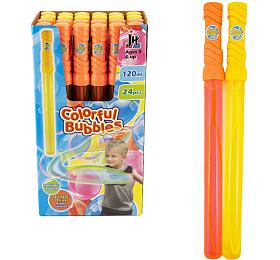 Teddies Bublifuk 120 ml trubice plast 37cm 24 ks v boxu