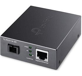 TP-Link TL-FC311A-20 WDM Media Konvertor 1x 10/100/1000 Mbps RJ45/ 1x 1000Mbps SC/ Eth/Optika (single-mode), 20km