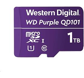 WD MicroSDXC karta 1TB Purple WDD100T1P0C Class 10 (R:100/W:60 MB/s)