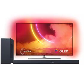 SET UHD OLED TV Philips 55OLED855 + TAB8805